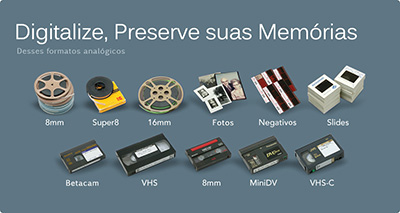 Digitalize: preserve suas memórias